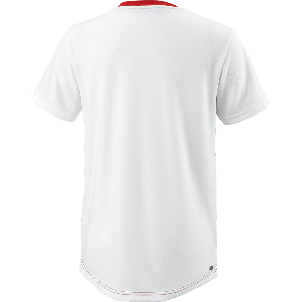 Wilson Team II Angle Crew T-Shirt Jungen team red