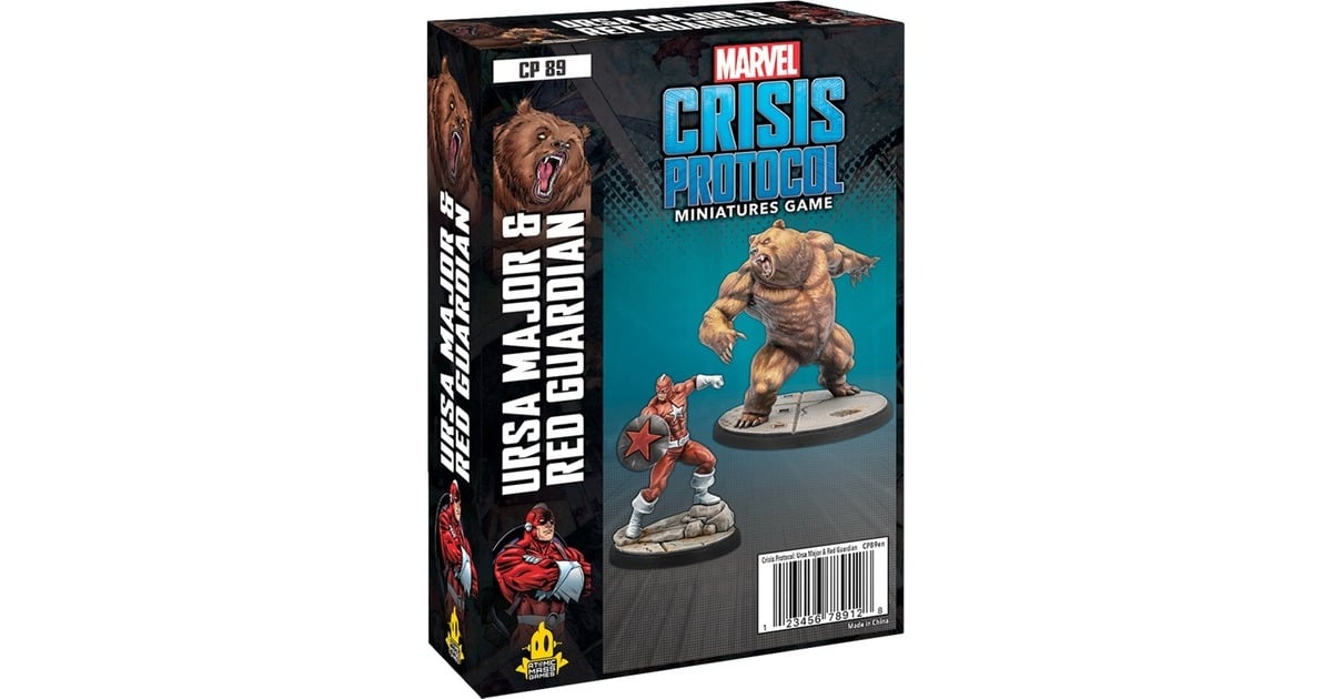 AsmodeeMarvel Crisis Protocol: Ursa Major & Red Guardian Bordspel  (Engels, Uitbreiding, 2 spelers, 90 - 120 minuten, Vanaf 14 jaar)