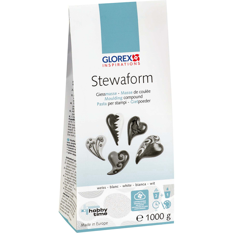 Glorex Giessmasse Stewaform, 1 kg, weiss