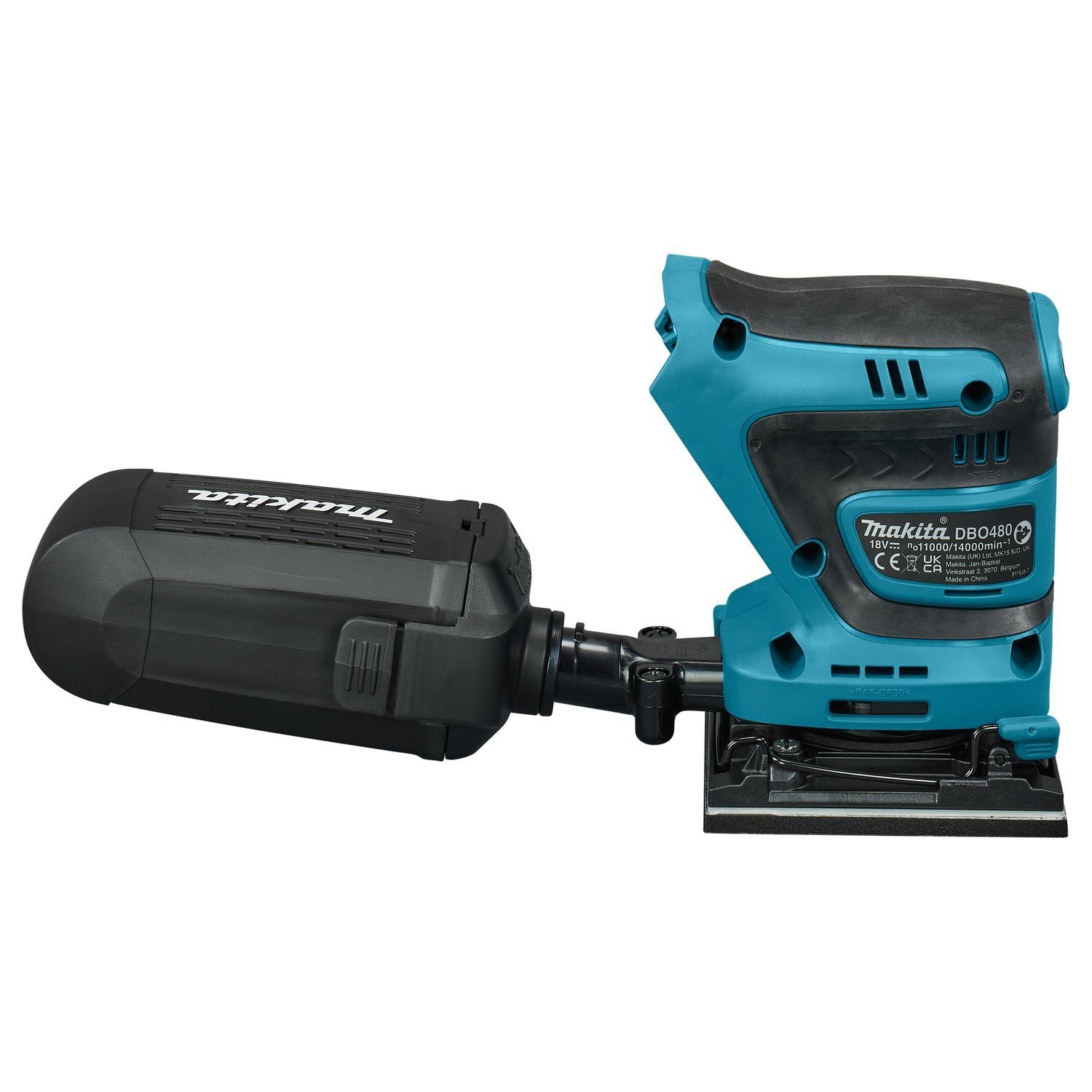 Makita DBO480Z Accu Handpalm Vlakschuurmachine 18V Basic Body