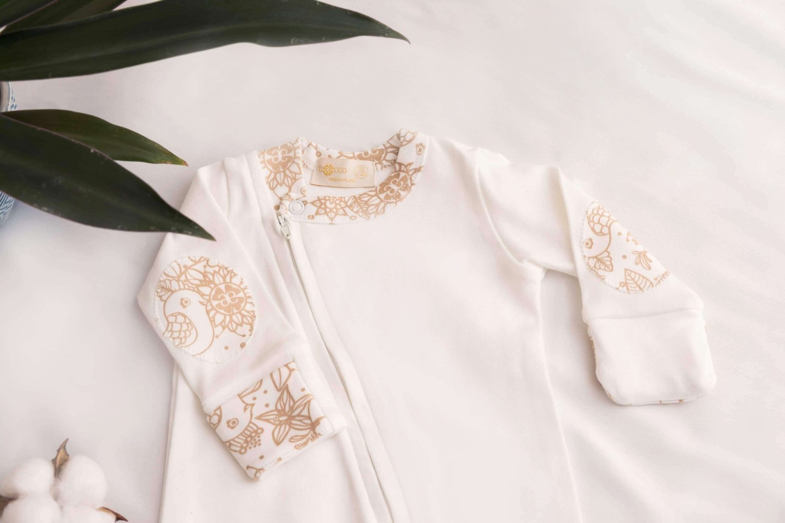 Zip-Up Baby Onesie | Footed, Hypoallergenic, Eco-Friendly