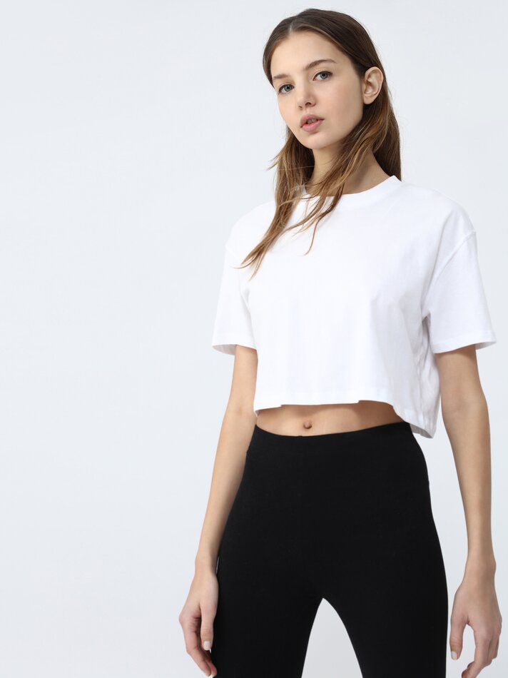 Pacote com 4 leggings curtas - Pretas
