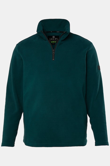 JAY-PI Fleecetroyer, Outdoor, Zippkragen, bis 7 XL