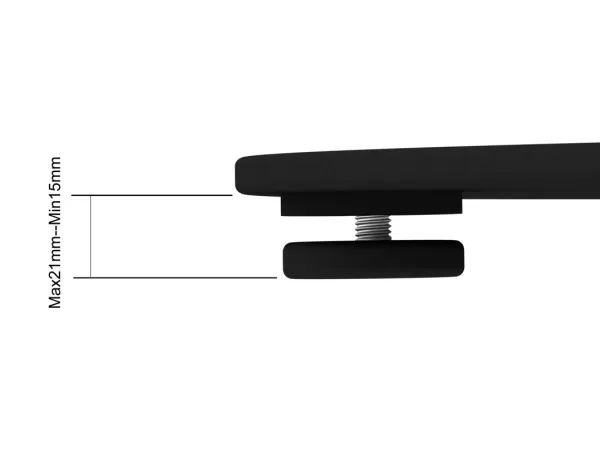 Multibrackets M Public Display Stand 180 HD Back to Back Black w. Floorbase - Stativ - for 2 LCD displays - aluminium, stål - sort - skærmstørrelse: 55