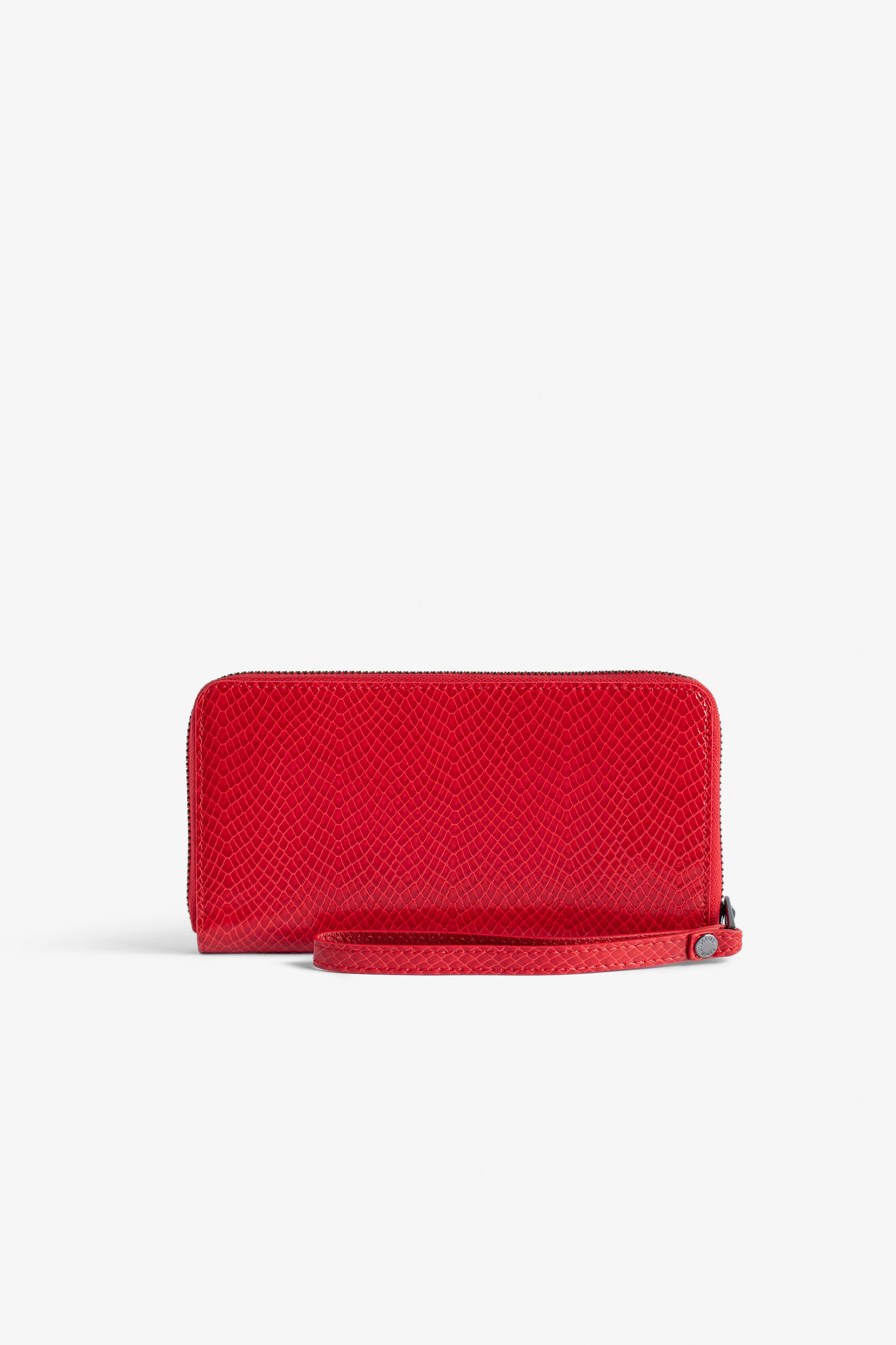 Portefeuille Compagnon Glossy Wild Embossé