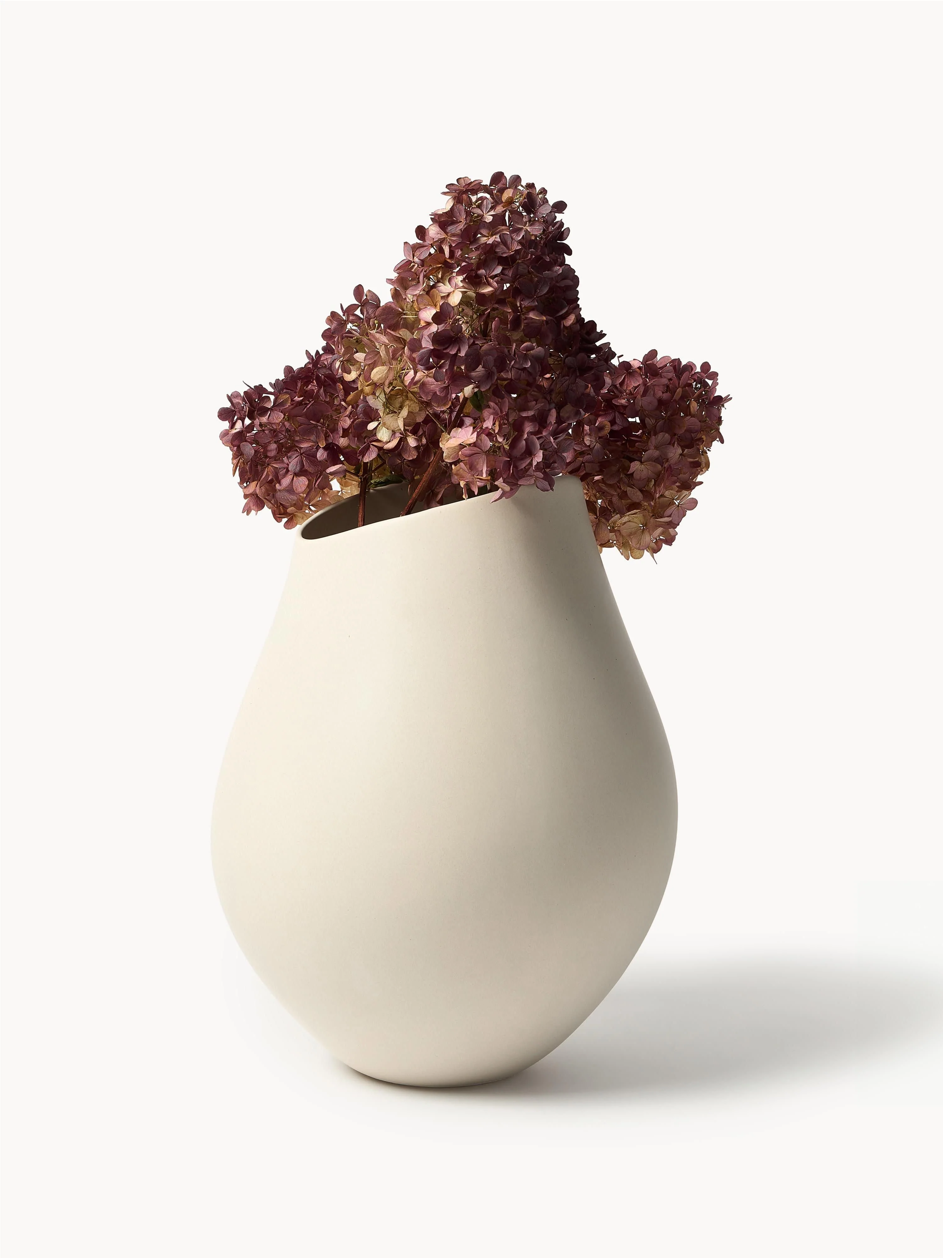 Grote handgemaakte vaas Opium van keramiek, H 39 cm