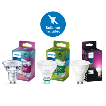 Philips Runner zwart GU10 2-lichts