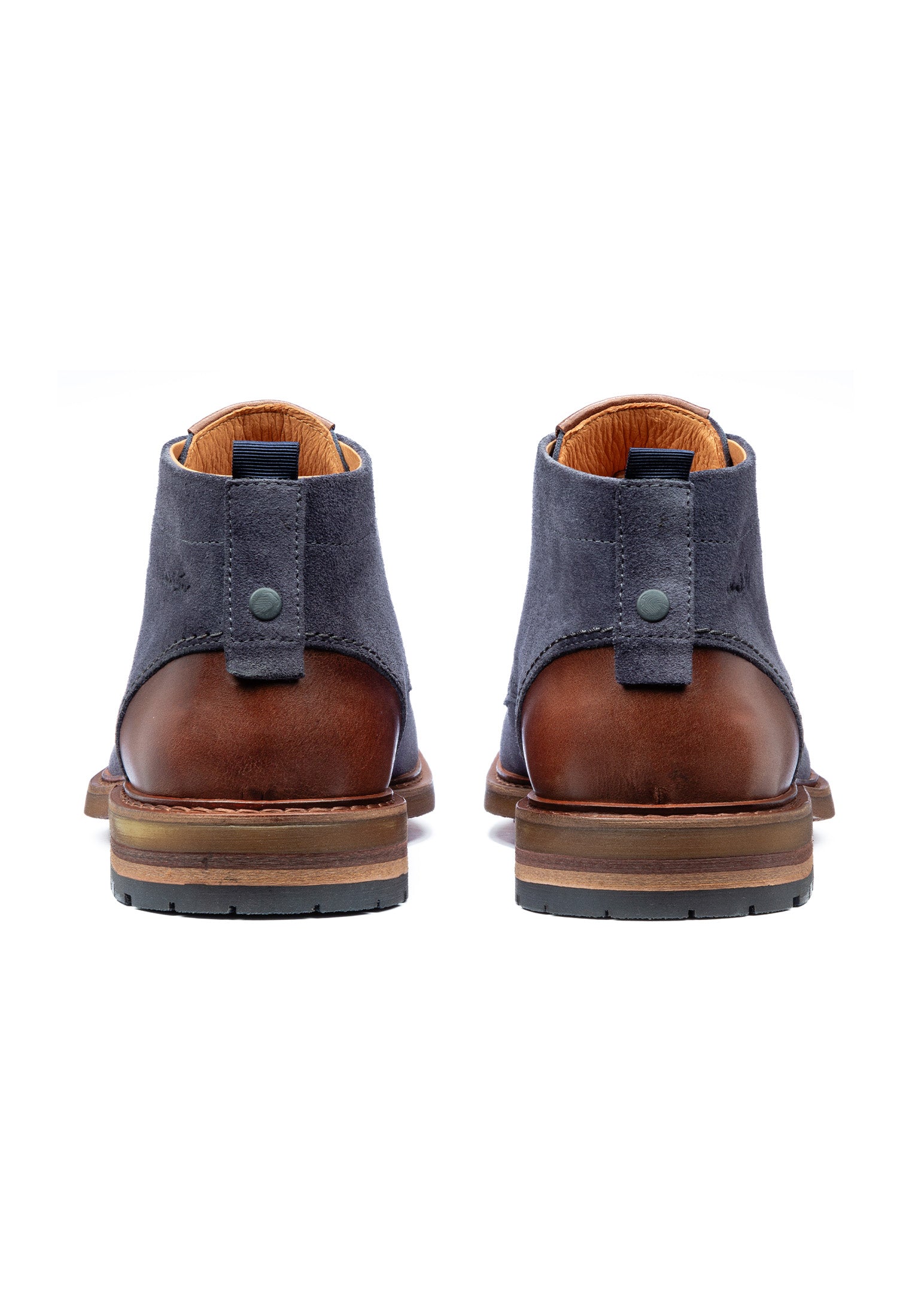Metal blauw suède Dino boot