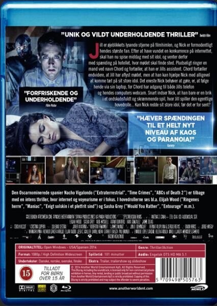 Open Windows - Blu-Ray