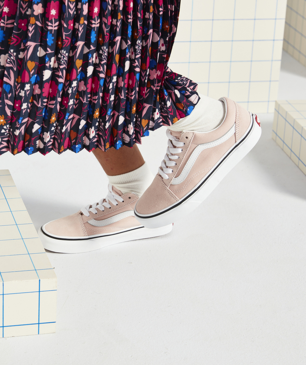 VANSBASKETS OLD SKOOL ROSE PÂLE