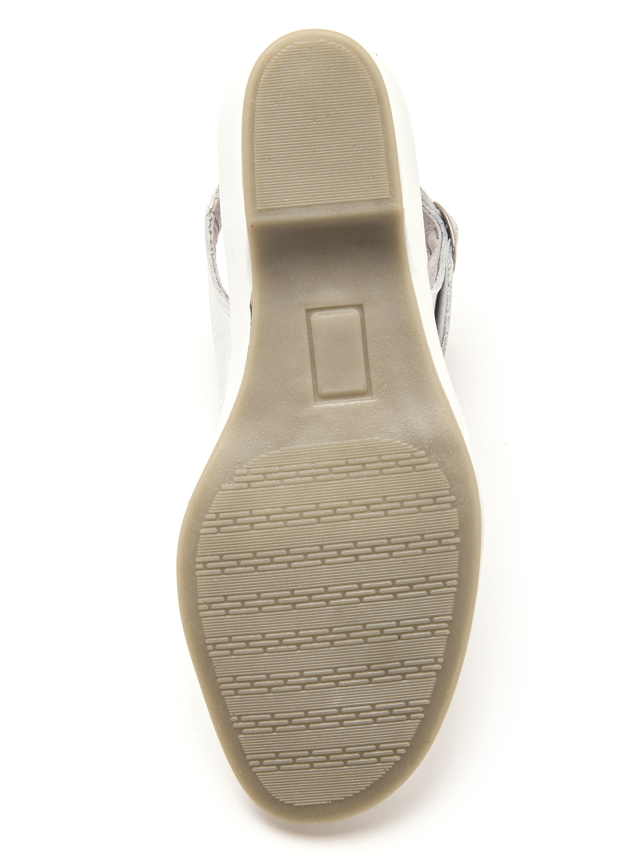 Sandales en cuir, grande largeur
