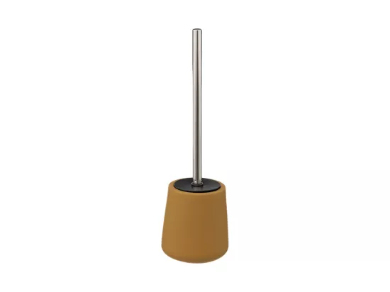 Brosse WC avec support en céramique Marron malt