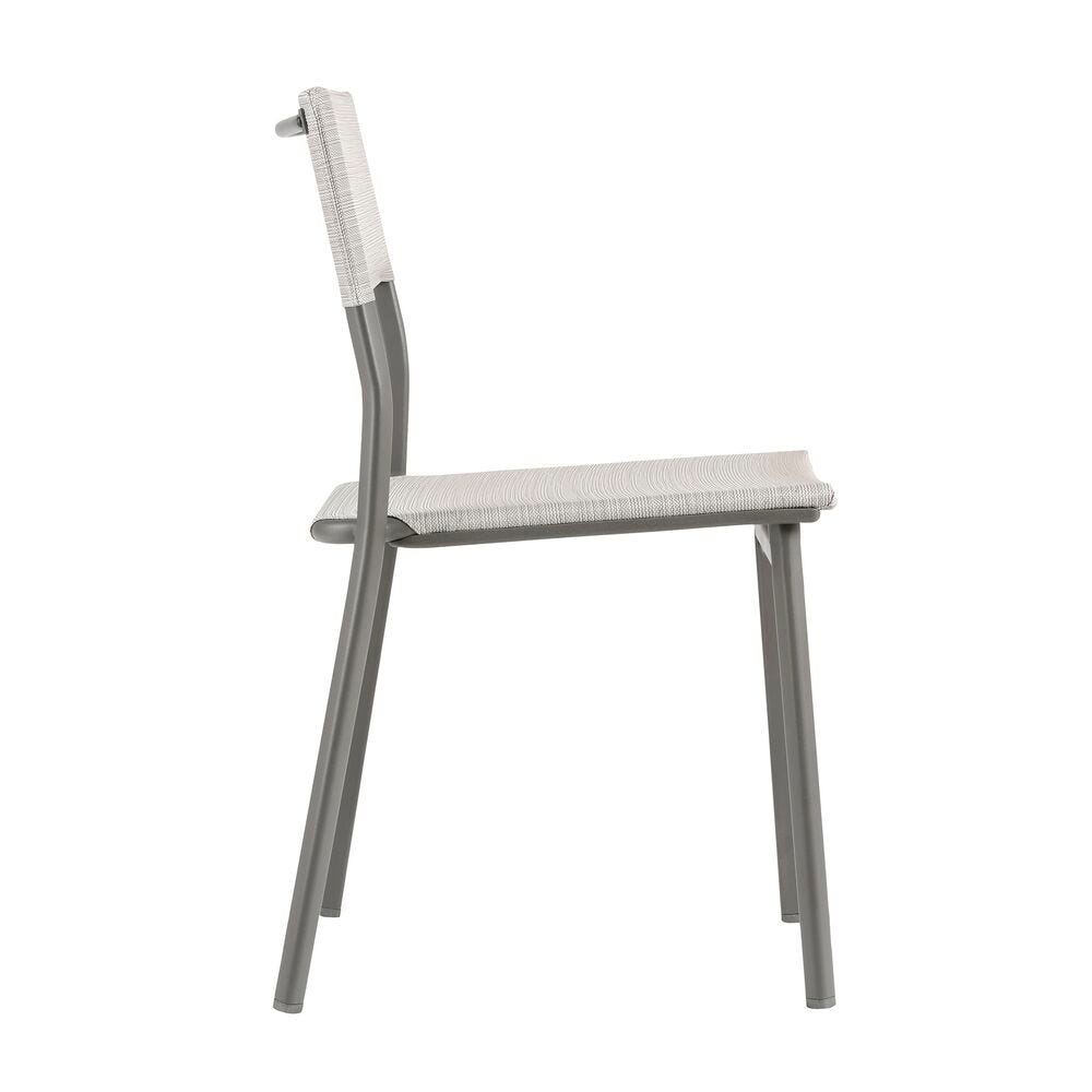 Gartenstuhl Oron Batyline® Duo Grau Galet-Titane