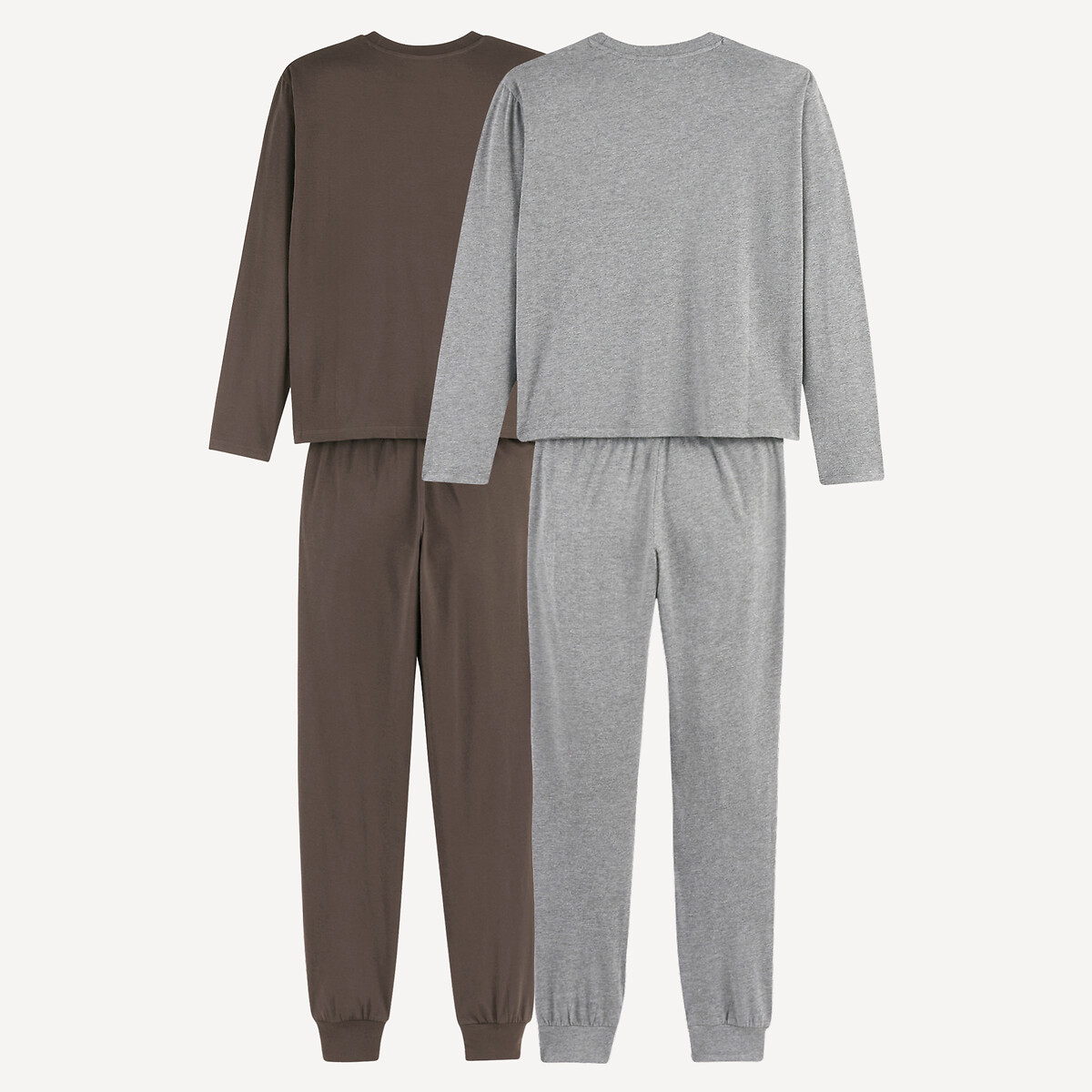 COLEÇÃO LA REDOUTE<br>Conjunto de 2 pijamas de algodão jersey