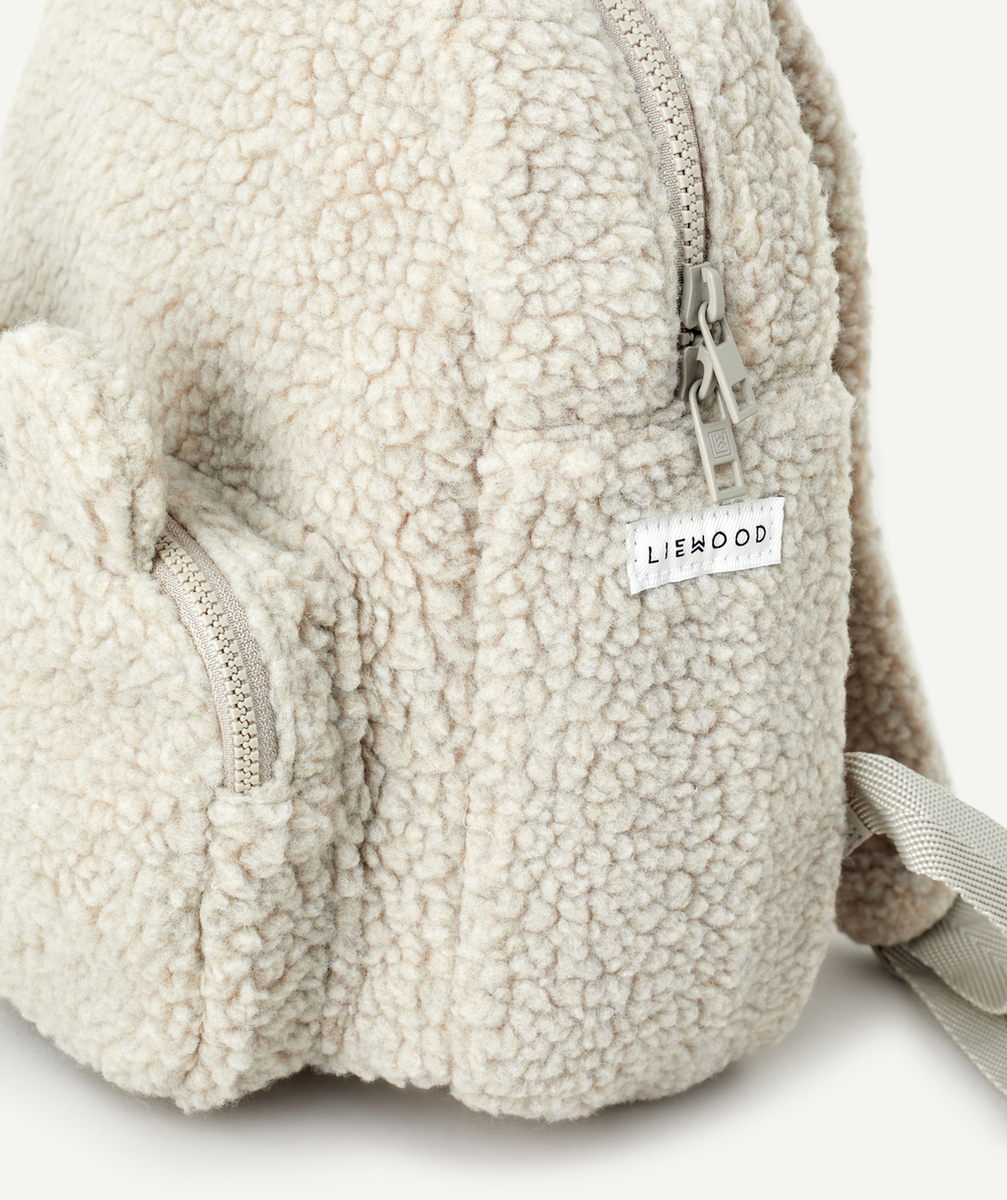 LIEWOODSAC À DOS EN SHERPA BLANC CASSÉ