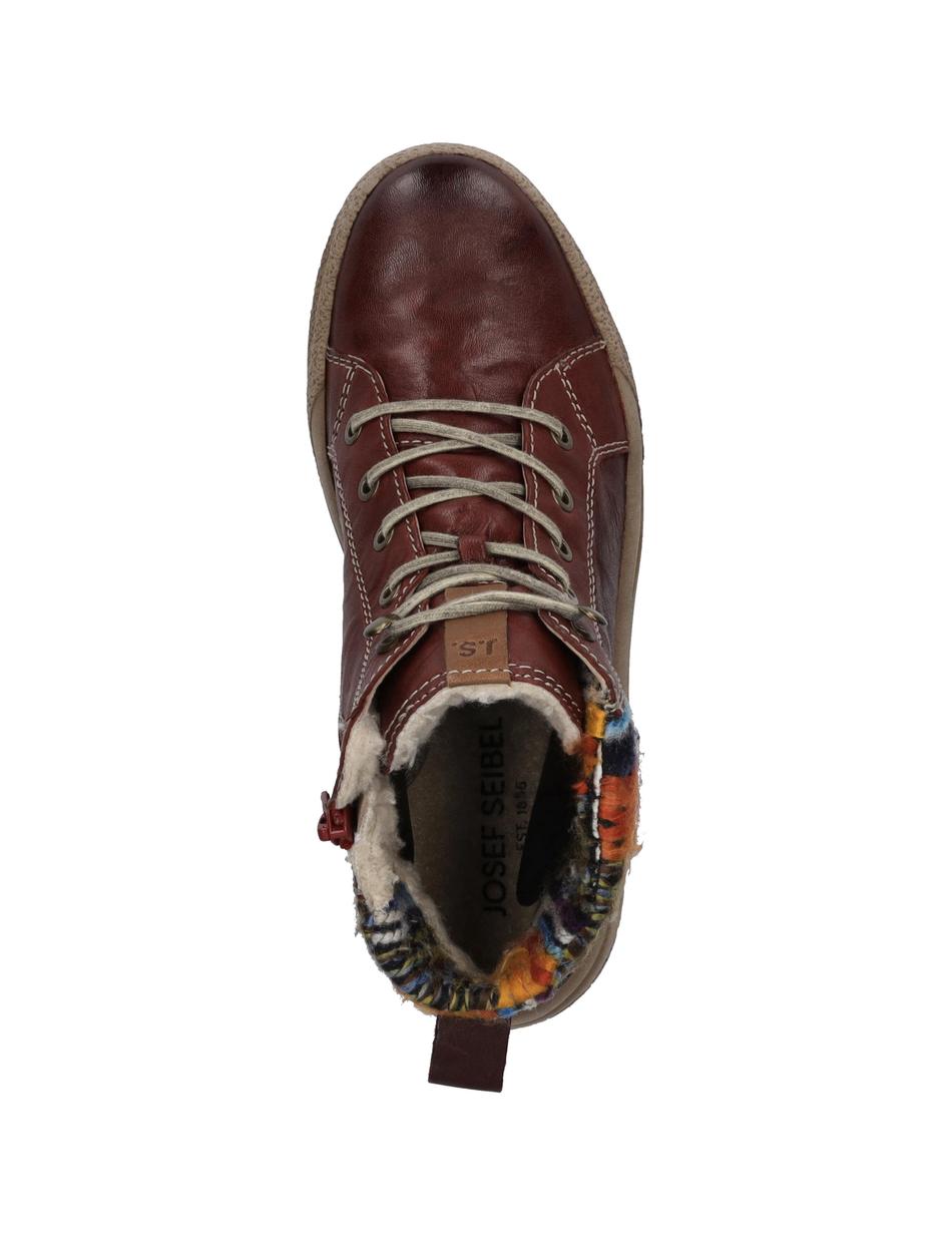 Stiefelette Alina 52, bordo-kombi