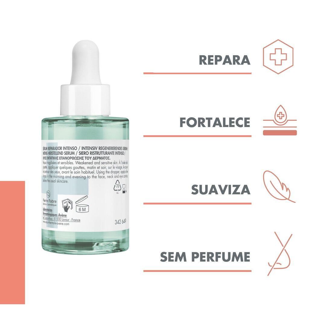 AVENE  Cicalfate+ Serum rosto pele frágil e irritada - 30ml
