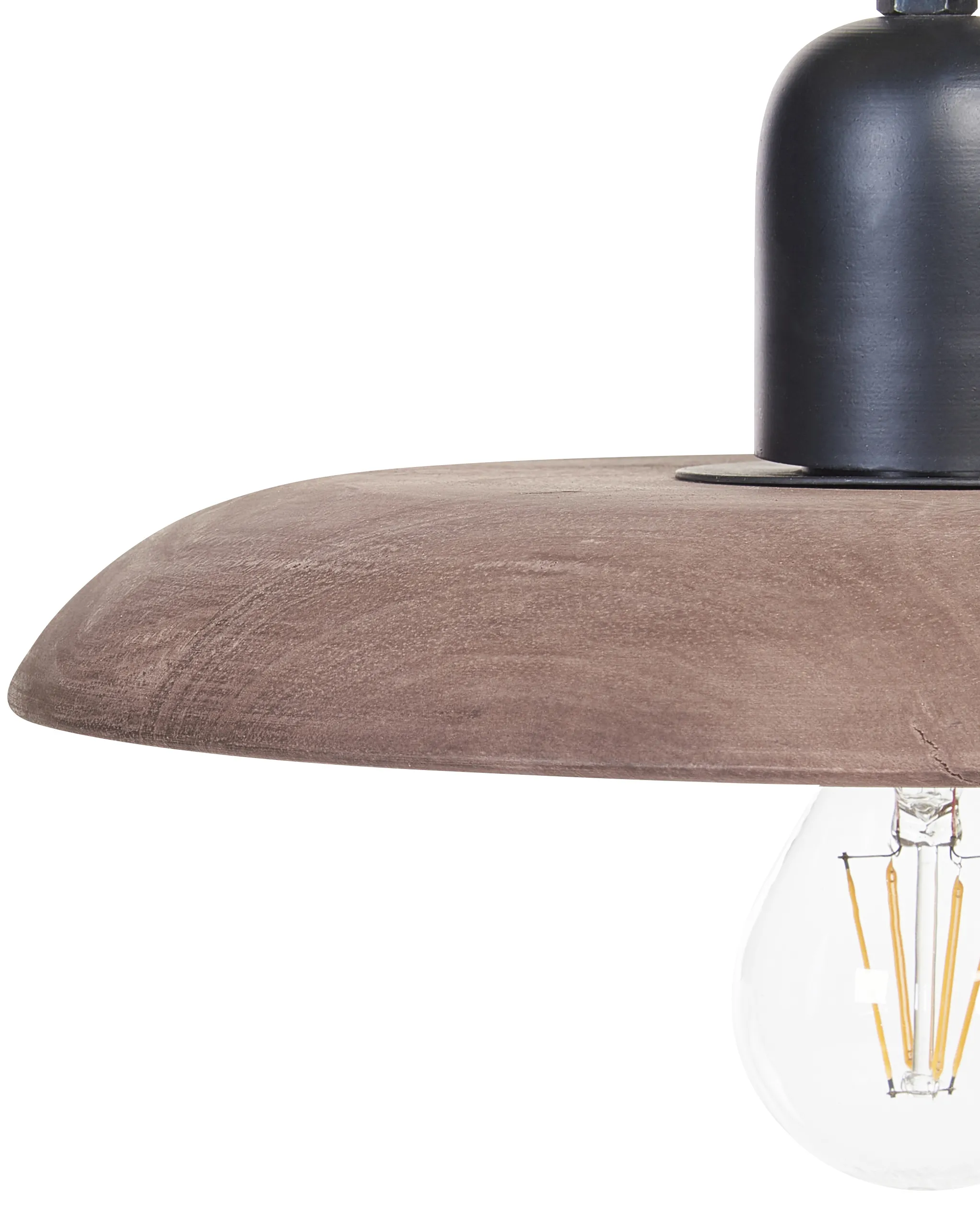 Hanglamp MANJEERA Mangohout Donkerbruin