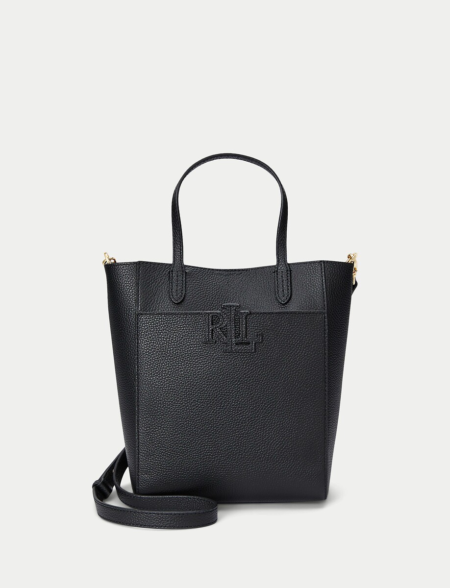LAUREN RALPH LAUREN<br>Bolsa pequena feminina de couro, com alça de ombro, CAMERYN