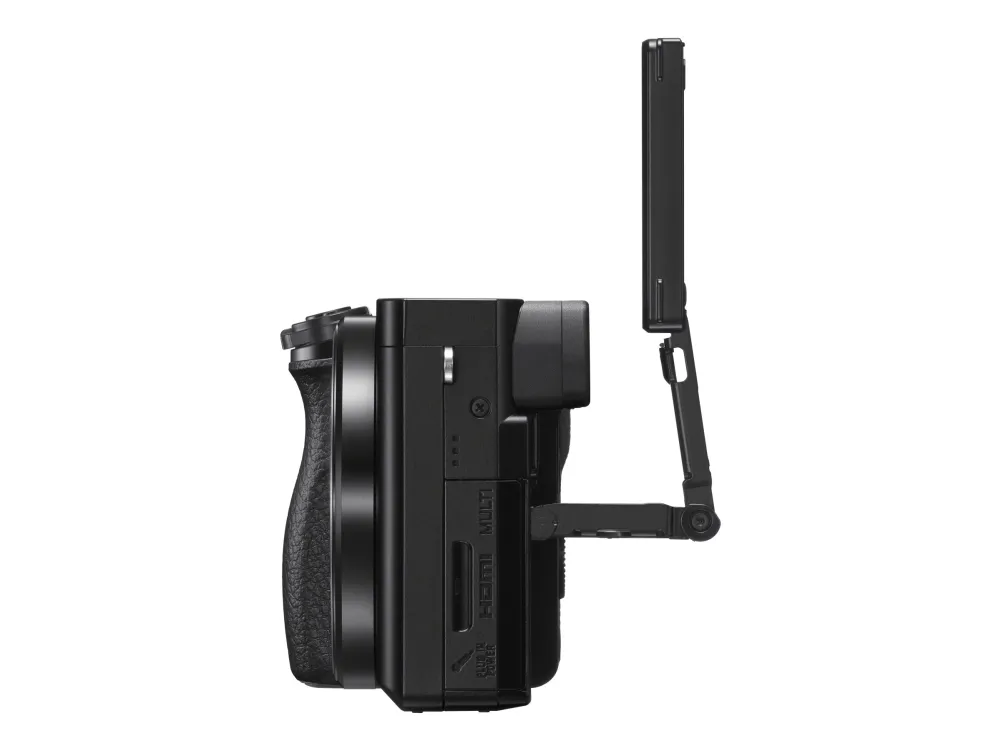 Sony a6100 ILCE-6100Y - Digitalkamera - spejlløst - 24.2 MP - APS-C - 4K / 30 fps - 3x optisk zoom 16-50 mm og 55-210 mm objektiver - Wi-Fi, NFC, Bluetooth - sort