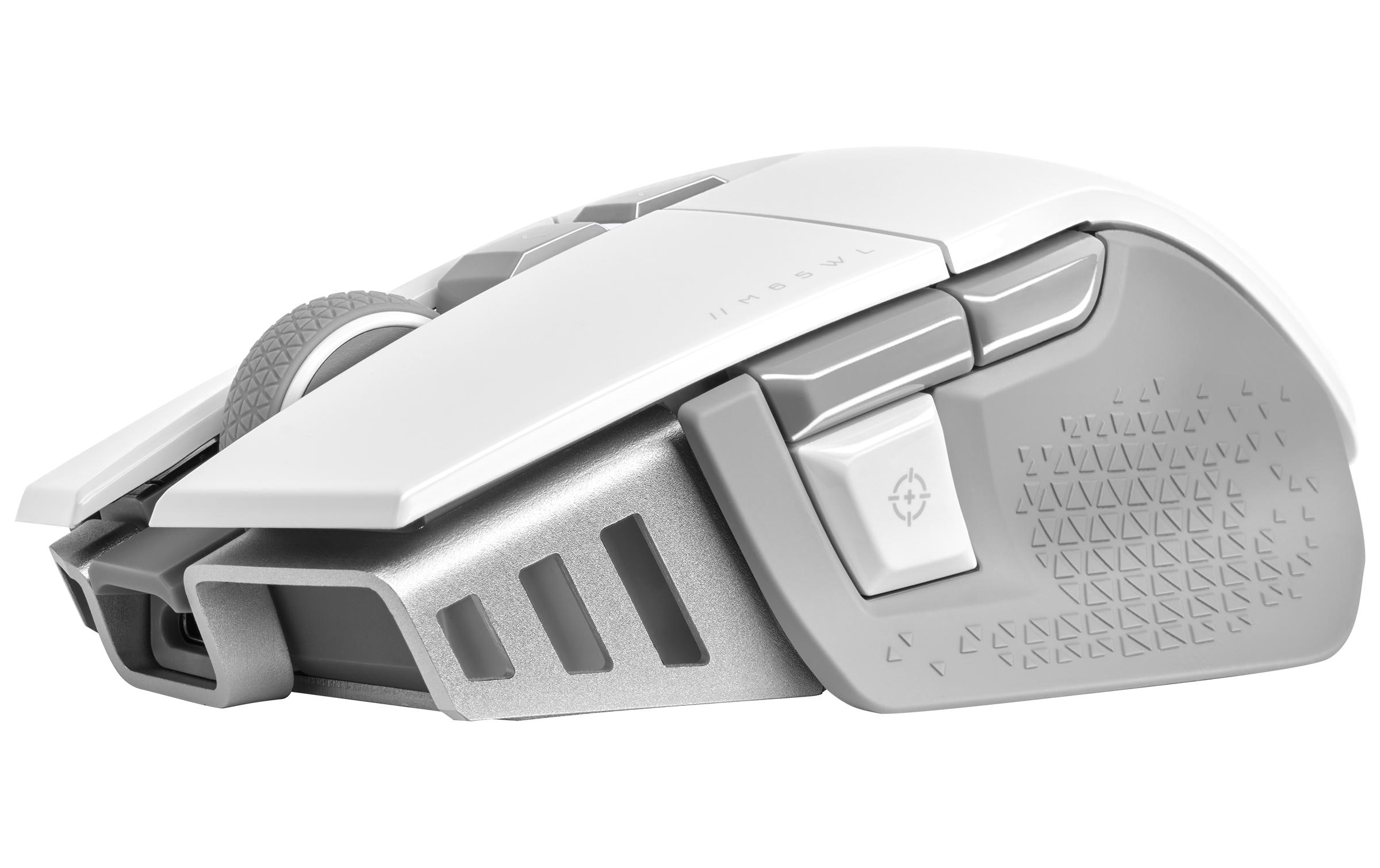 Gaming-Maus M65 RGB Ultra Wireless Weiss<br>Kabellose Gaming-Mouse mit geringem Eigengewicht und programmierbaren Tasten, speziell konzipiert für FPS-Spiele