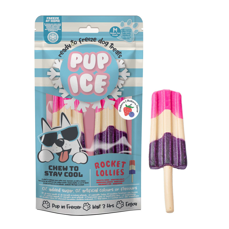 PUP ICE ROCKET MORANGO E MIRTILO 2 unidades 90g (12)