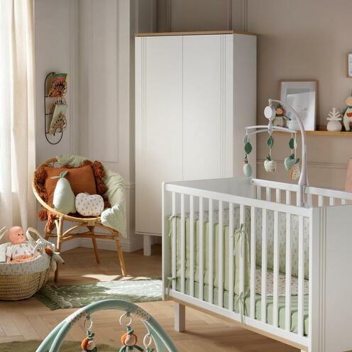 Armoire 2 portes ELEONORE Blanc - SAUTHON