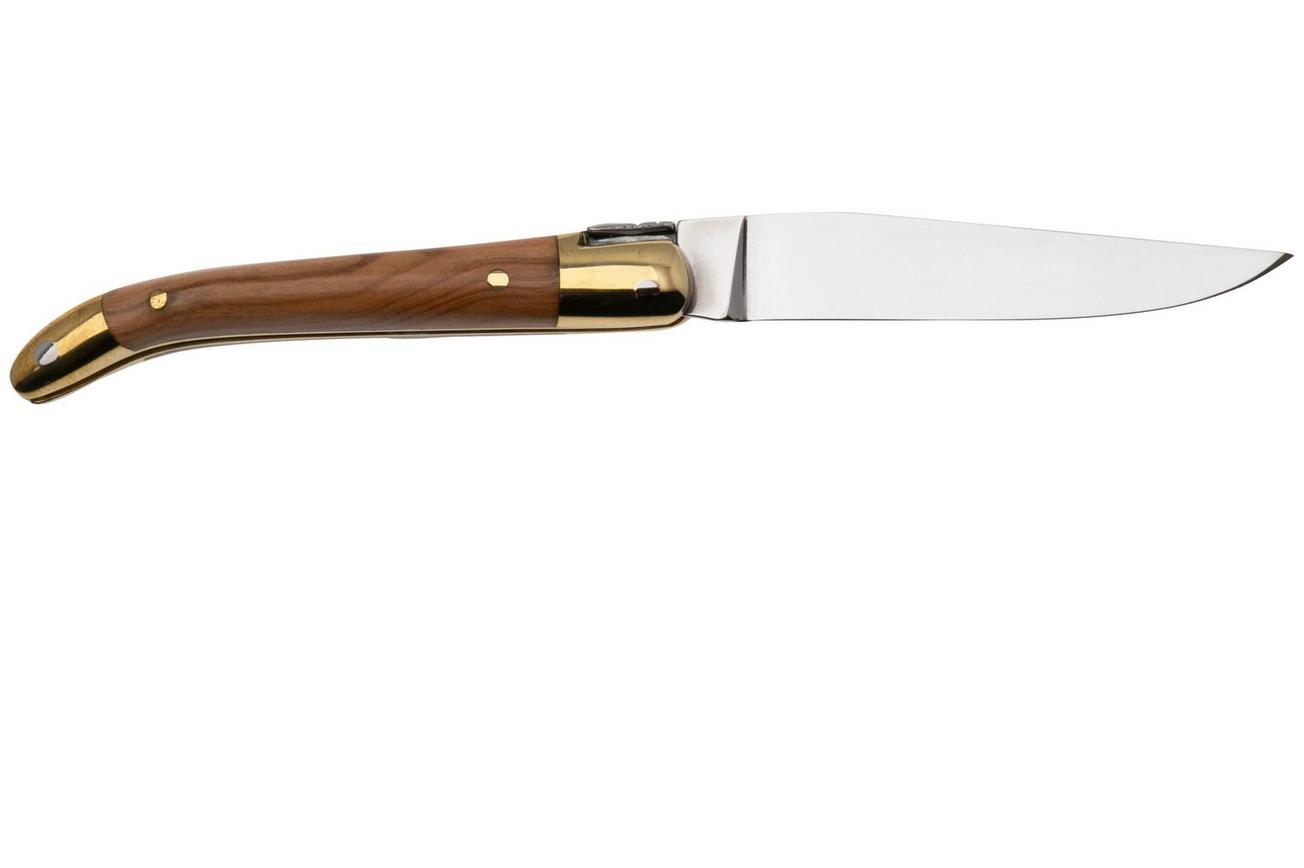 Forge de Laguiole LA127OL Olive Wood, gepolijst, Laguiole zakmes, 7 cm