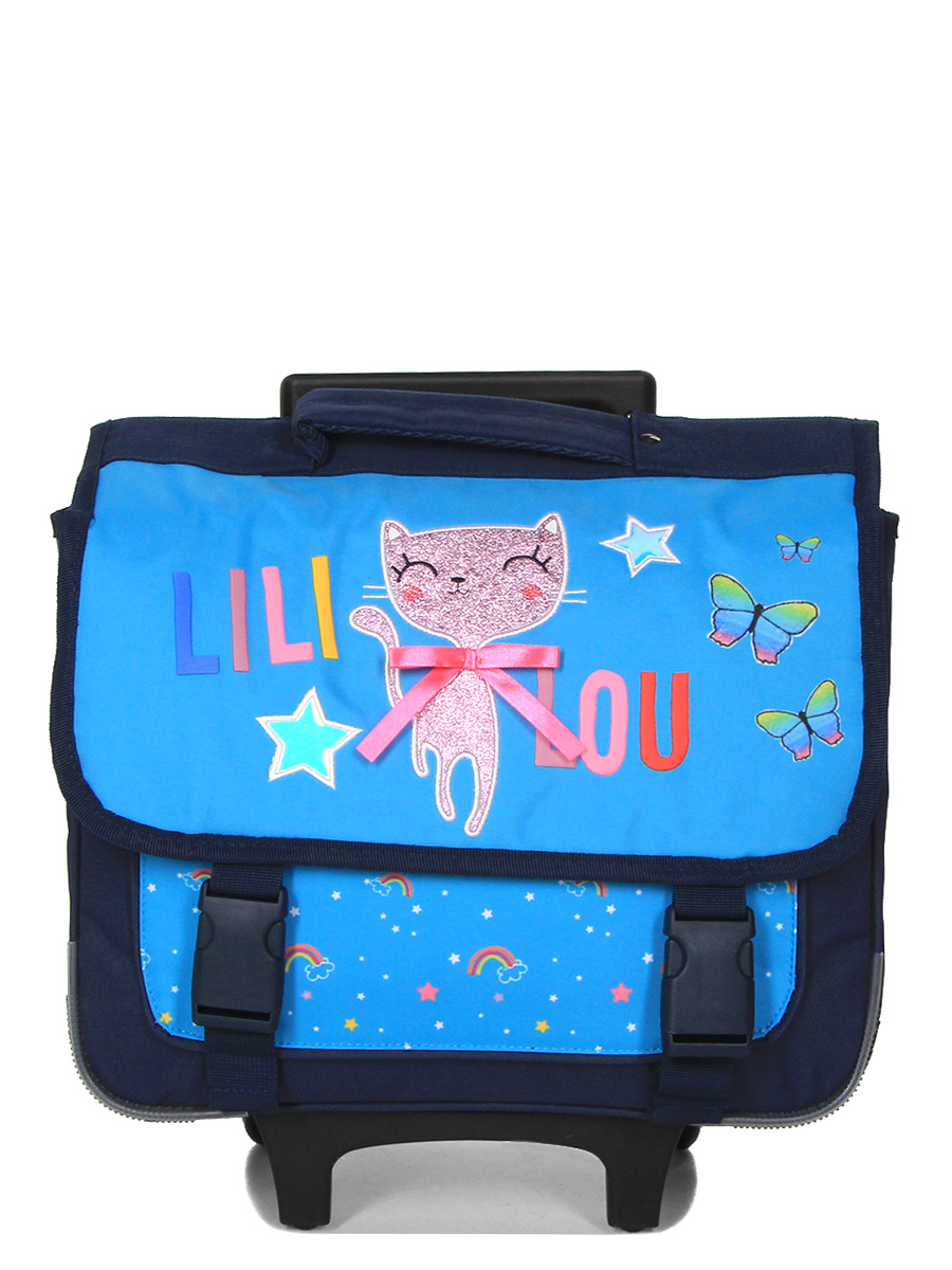 Cartable À roulettes Lili Lou Butterfly 38 cm