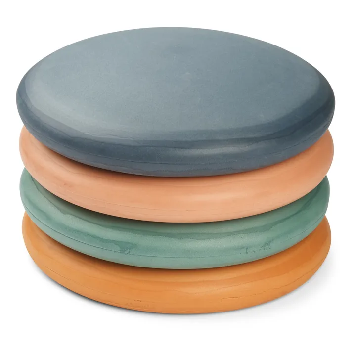 Liewood Disques de motricité Bernie - Set de 4 | Vert de gris