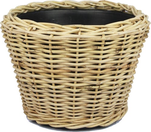Van der Leeden plantenmand Blond naturel D 27 H 20 cm