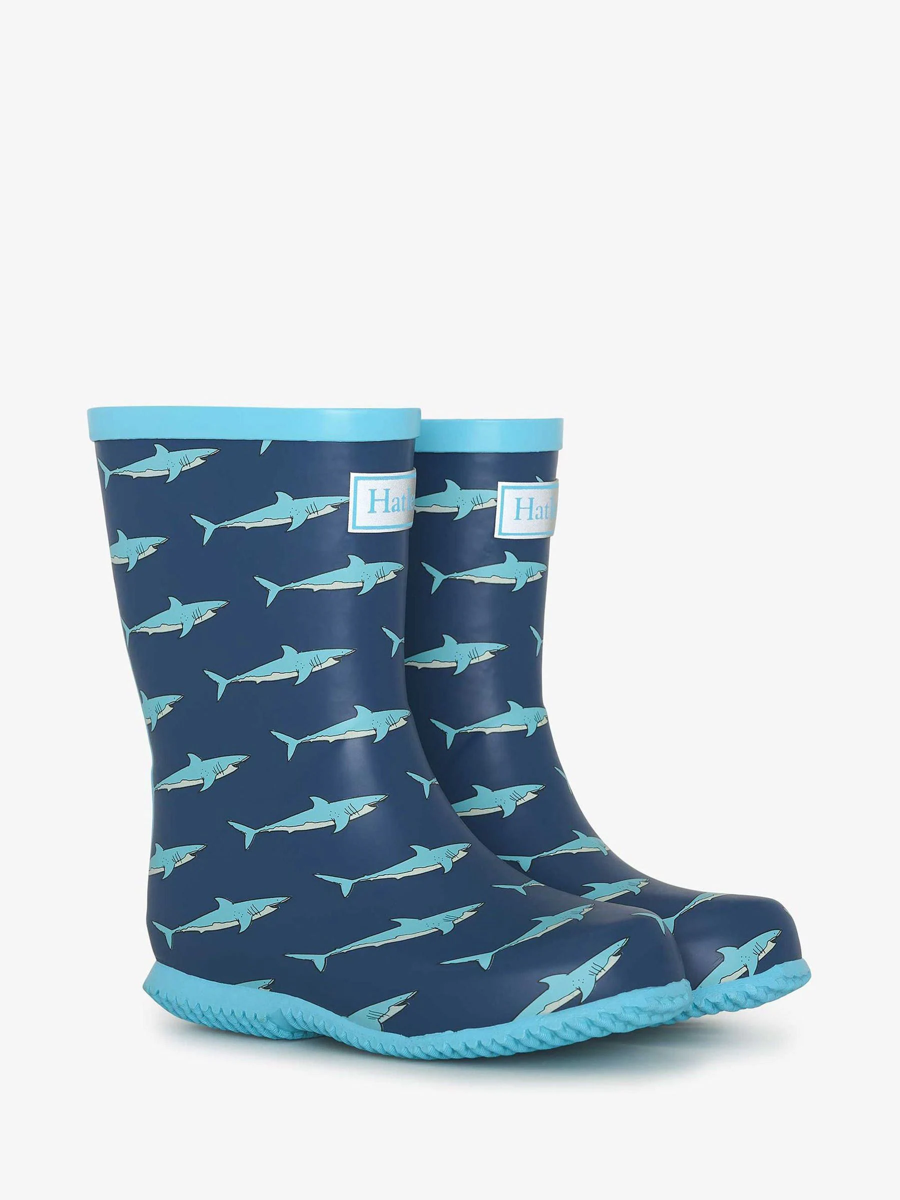 Hatley Blue Shark Tank Packable Wellies