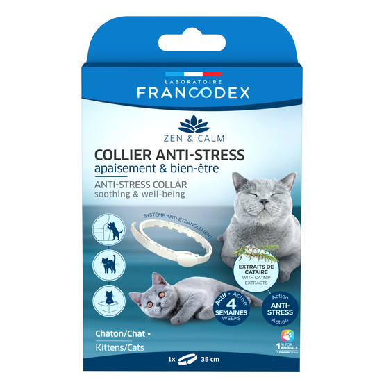 Collier anti-stress pour chat