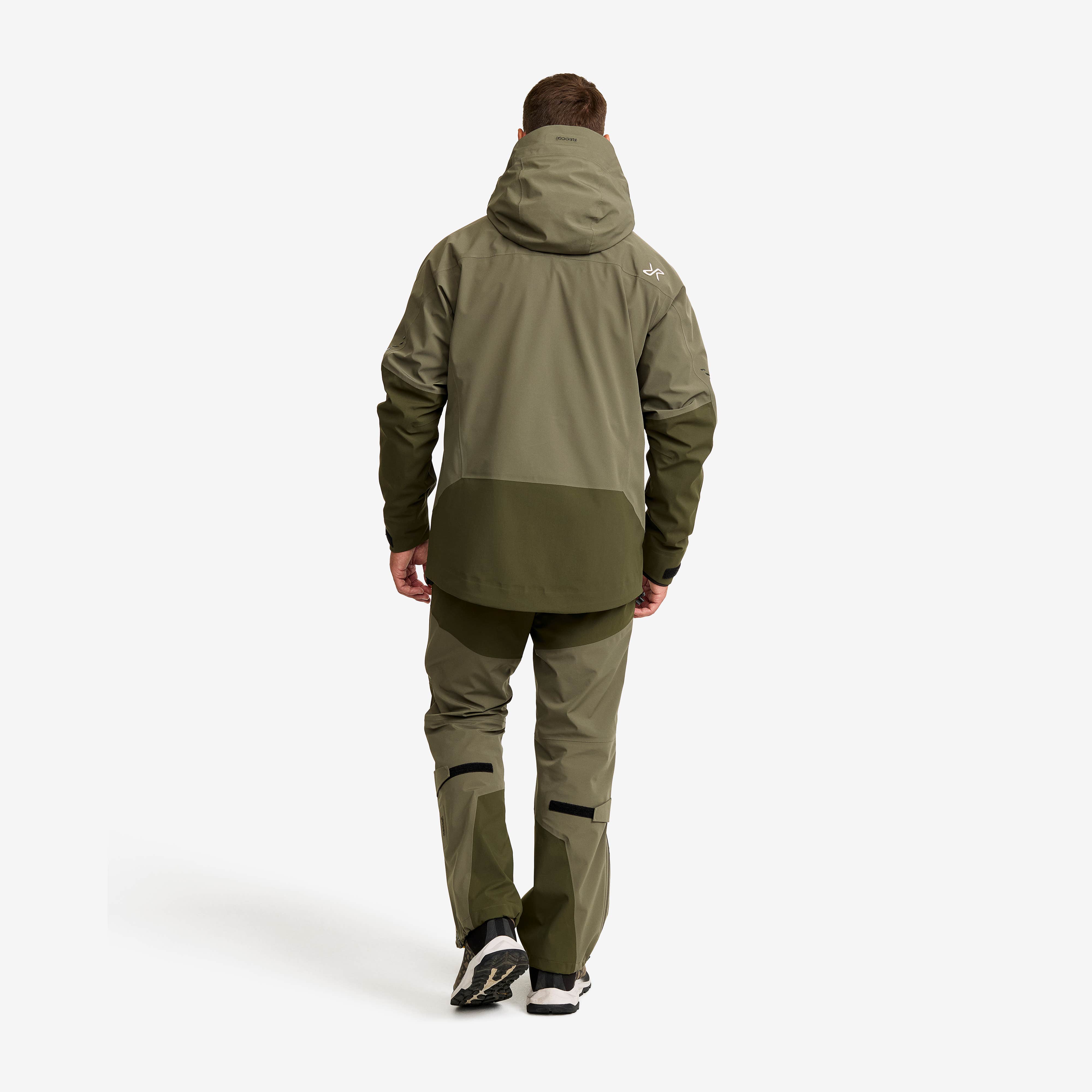 Aries Pro 3L Shell Jacket Herre Grape Leaf/Forest Night