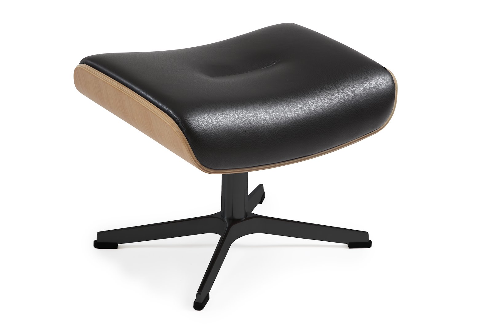 Air krakk I hud Zero 2534-89 Black, standard svingfot sort alu. Skrog i eik