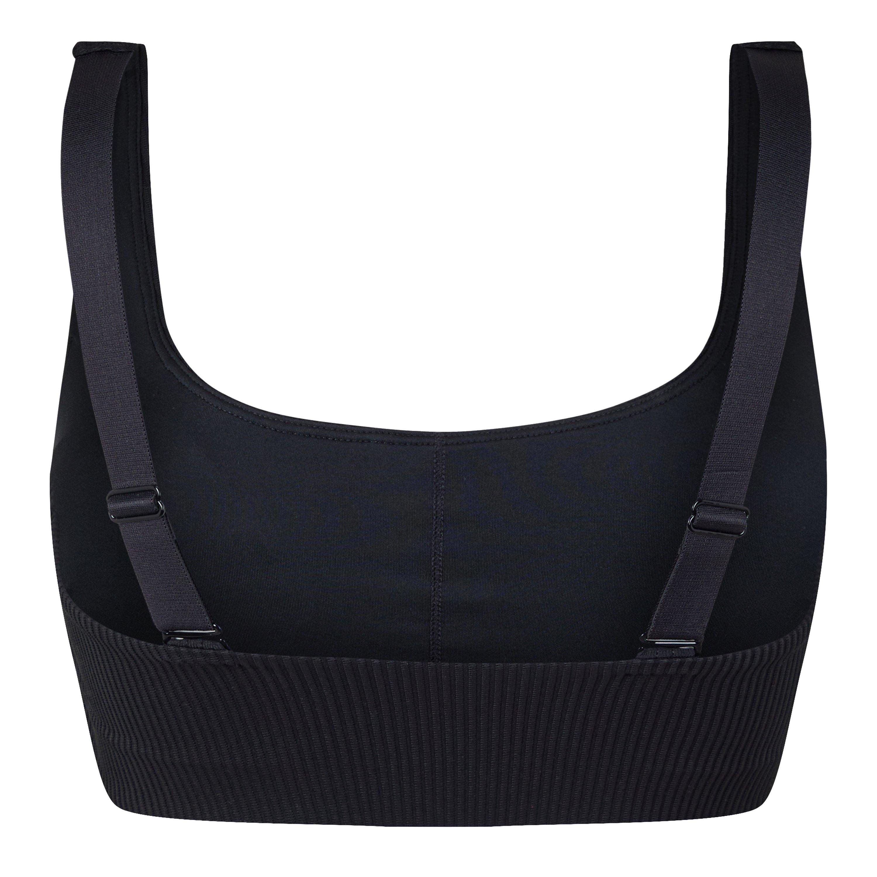 Puma Ribbed Scoop Neck Bikini Top Womens