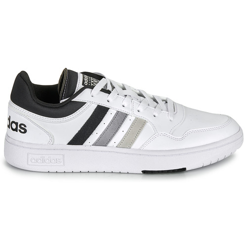 Adidas Sportswear - HOOPS 3.0 - Blanc / Gris / Noir