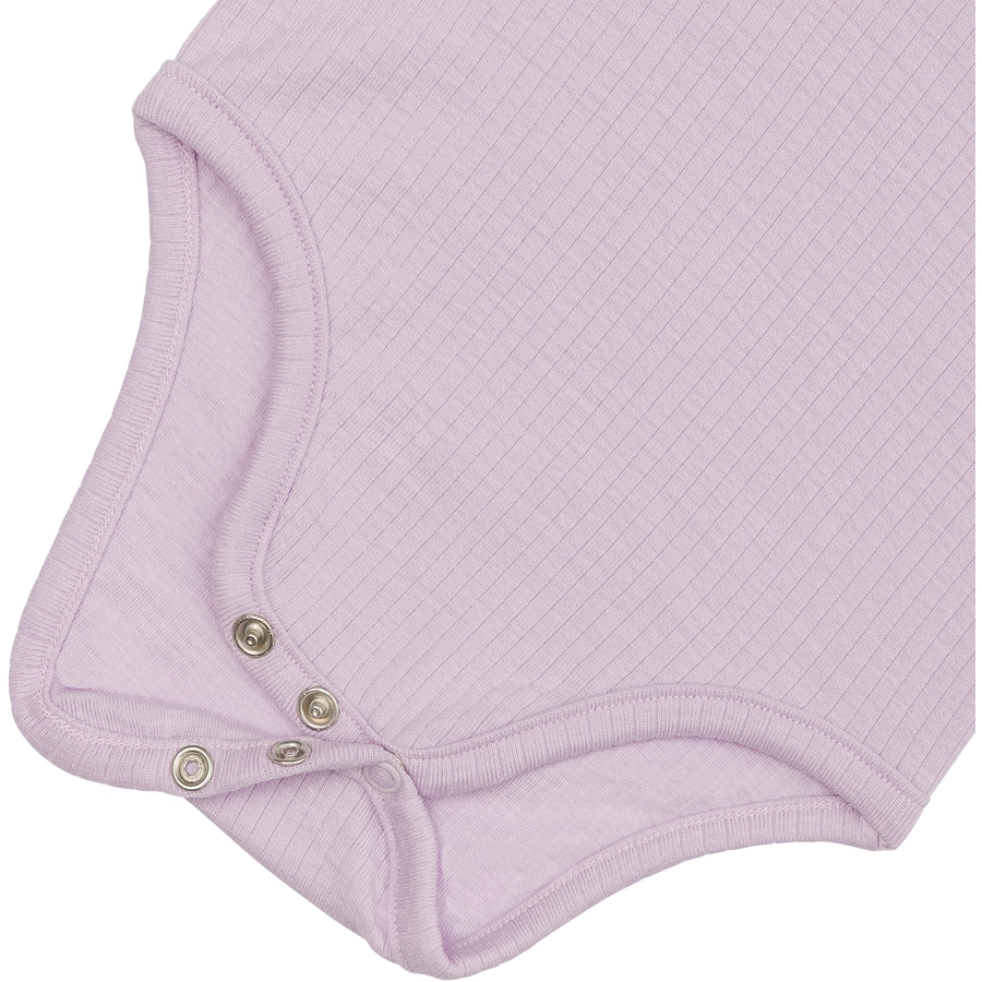 LÄSSIG Baby Body Ärmellos gerippt lila