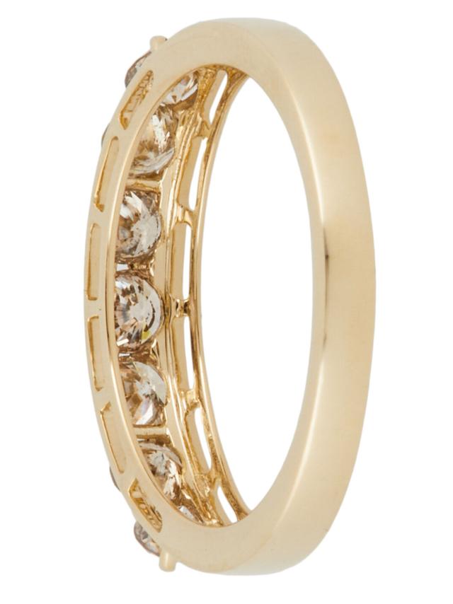 Rivière-Ring, 7 Brillanten, Gelbgold 585