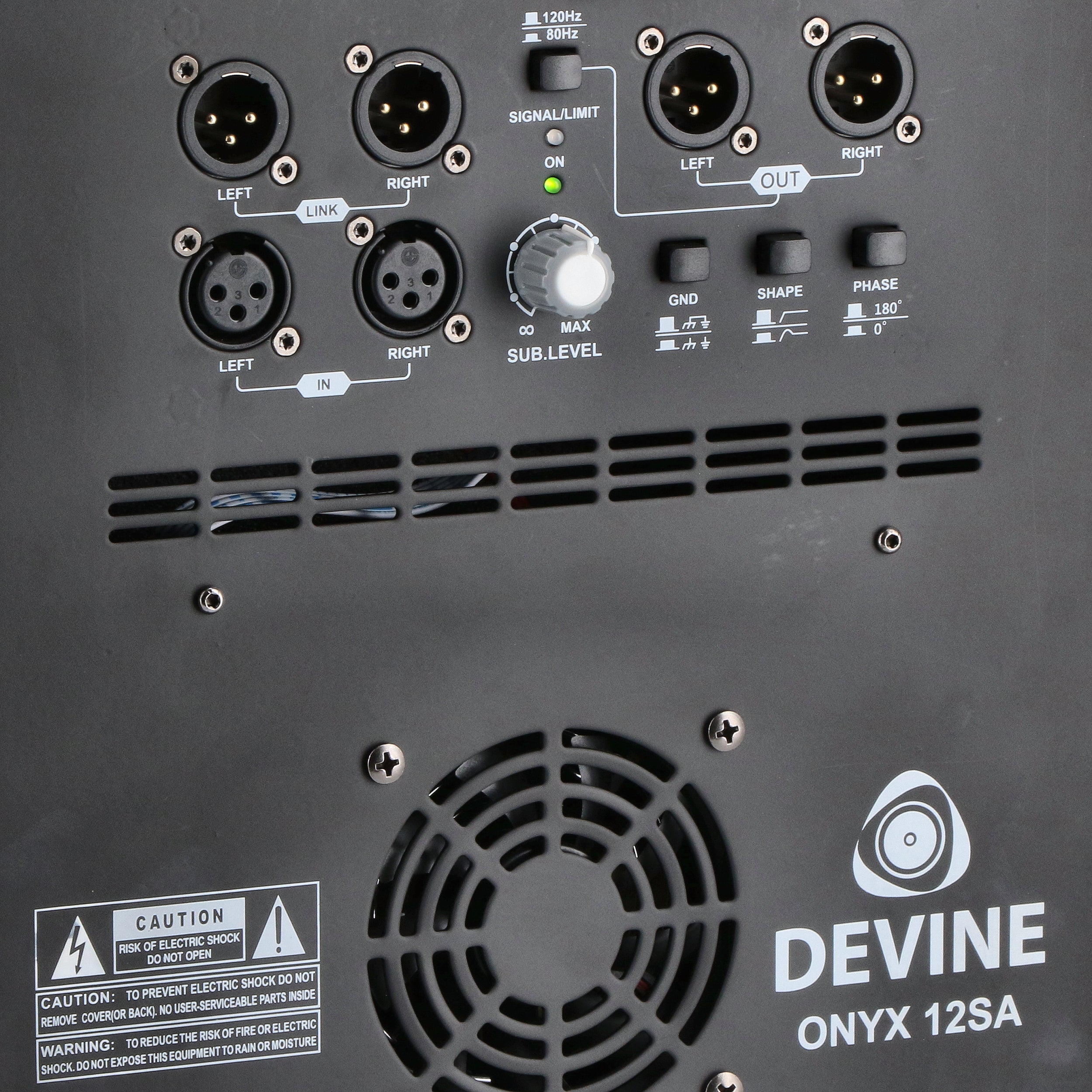 Devine Onyx 12SA 12 inch actieve subwoofer
