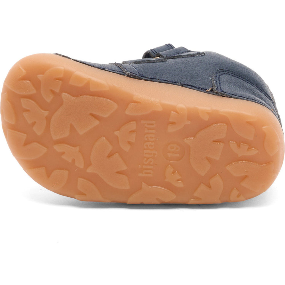 Køb Bisgaard Navy Barefoot Carter First Step Sko