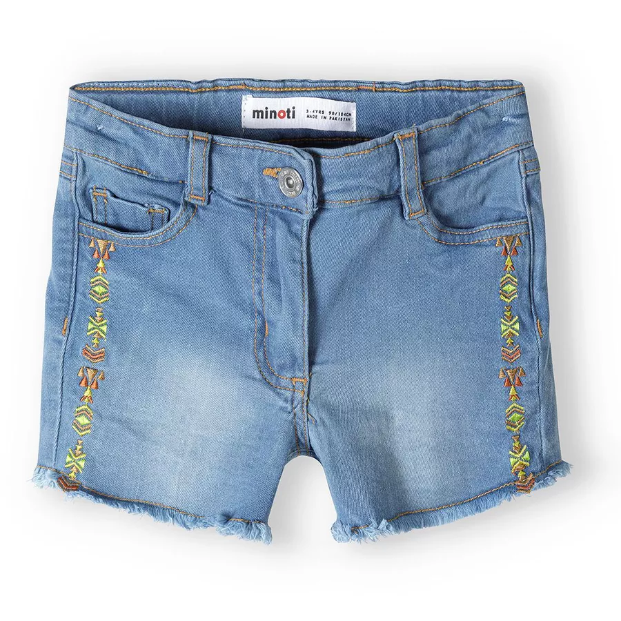 MINOTI Jeansshorts Denim-Blau