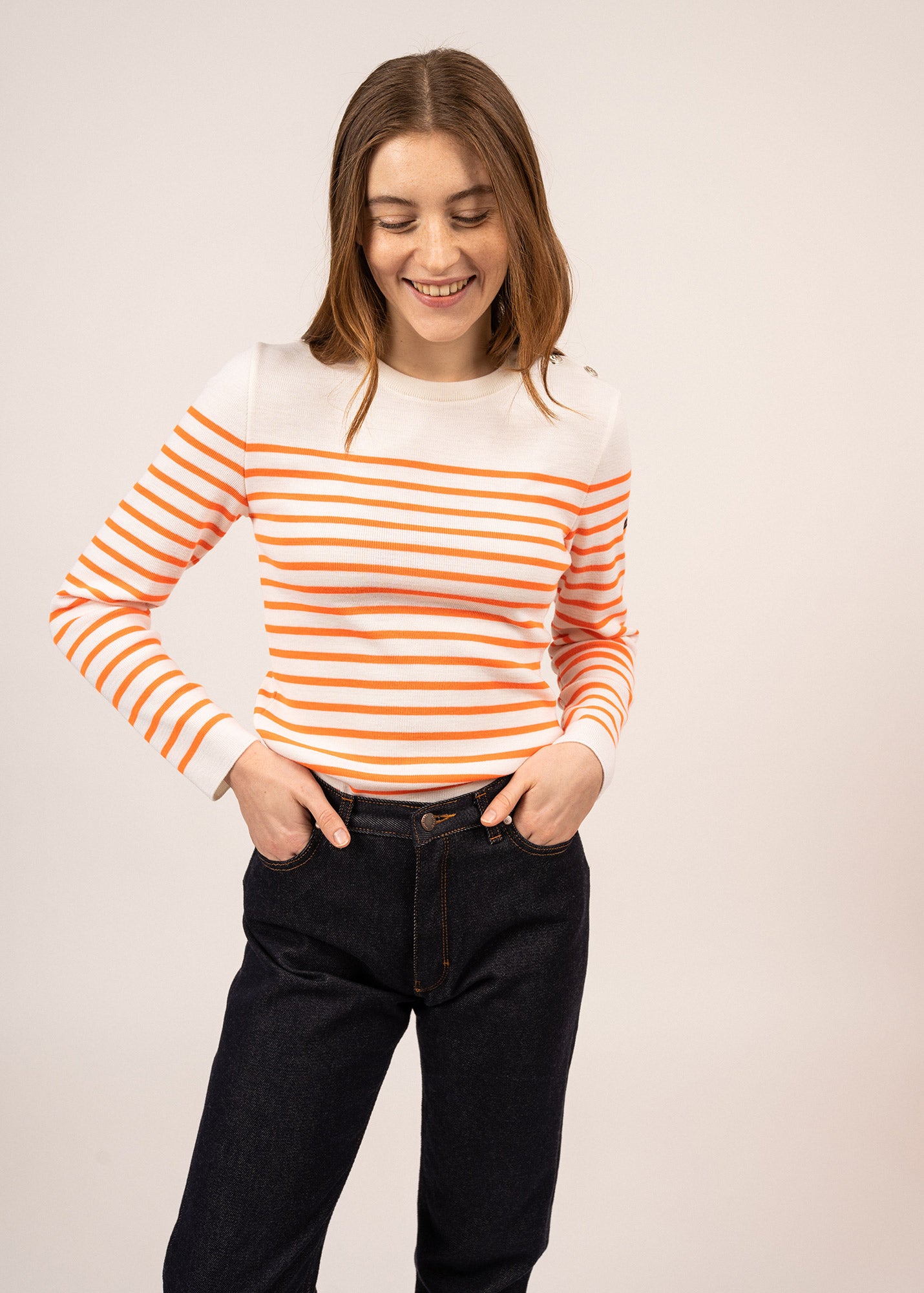 Pull marin rayé Marée