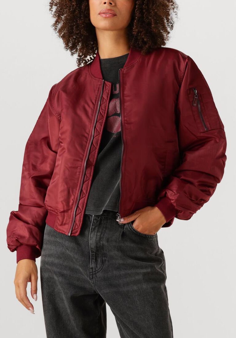 bordeaux co'couture jack libby bomber jacket