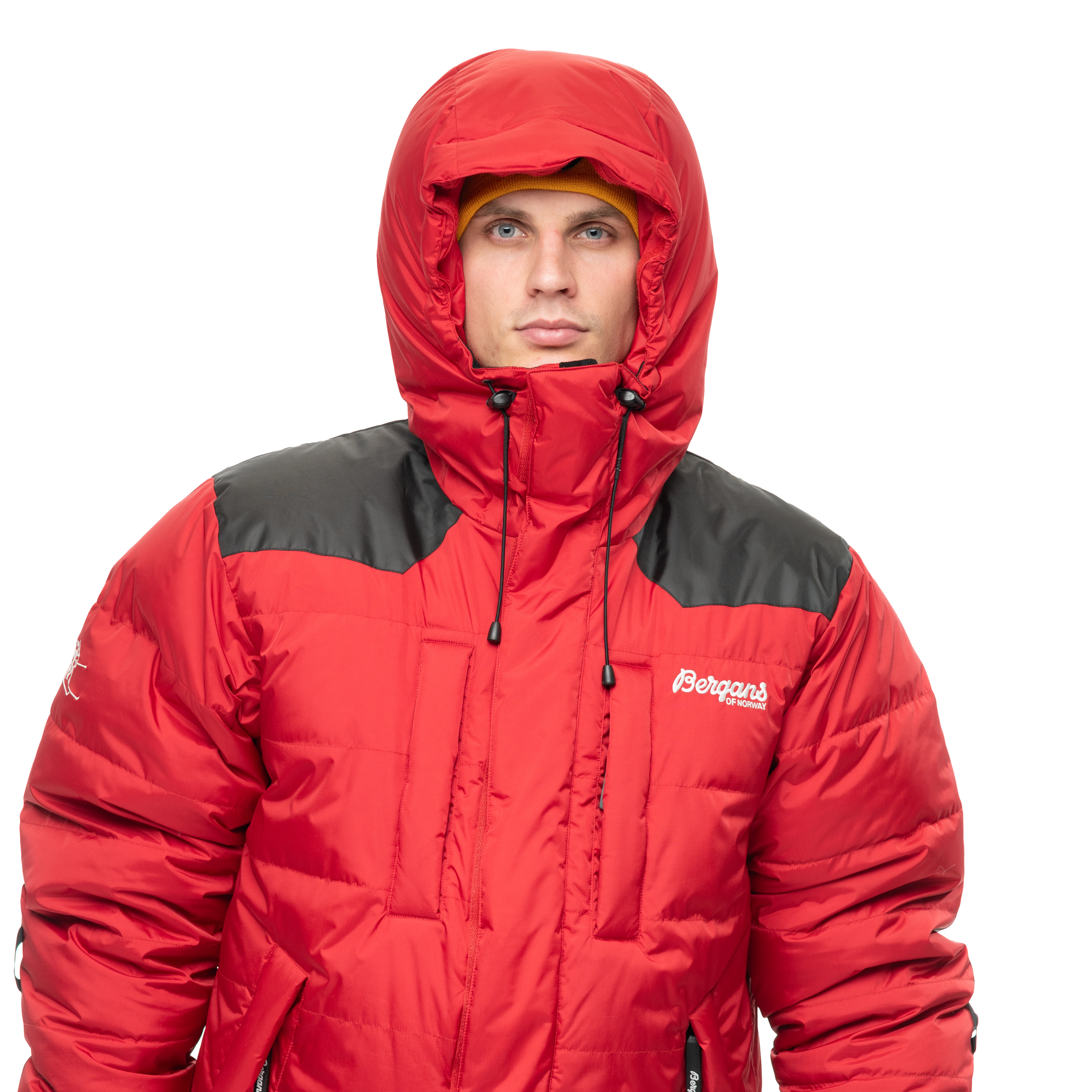 Expedition Down Unisex Parka Red / Black