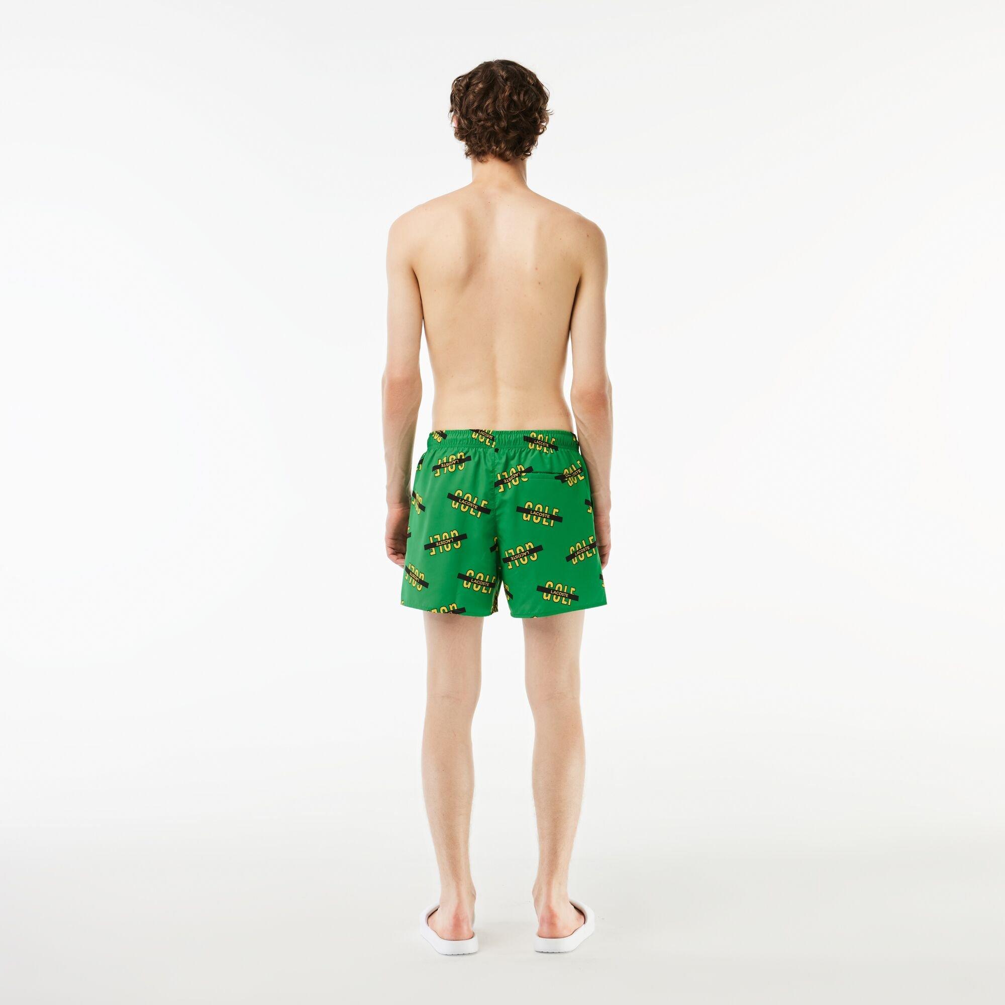 Lacoste All Over Print Swim Shorts