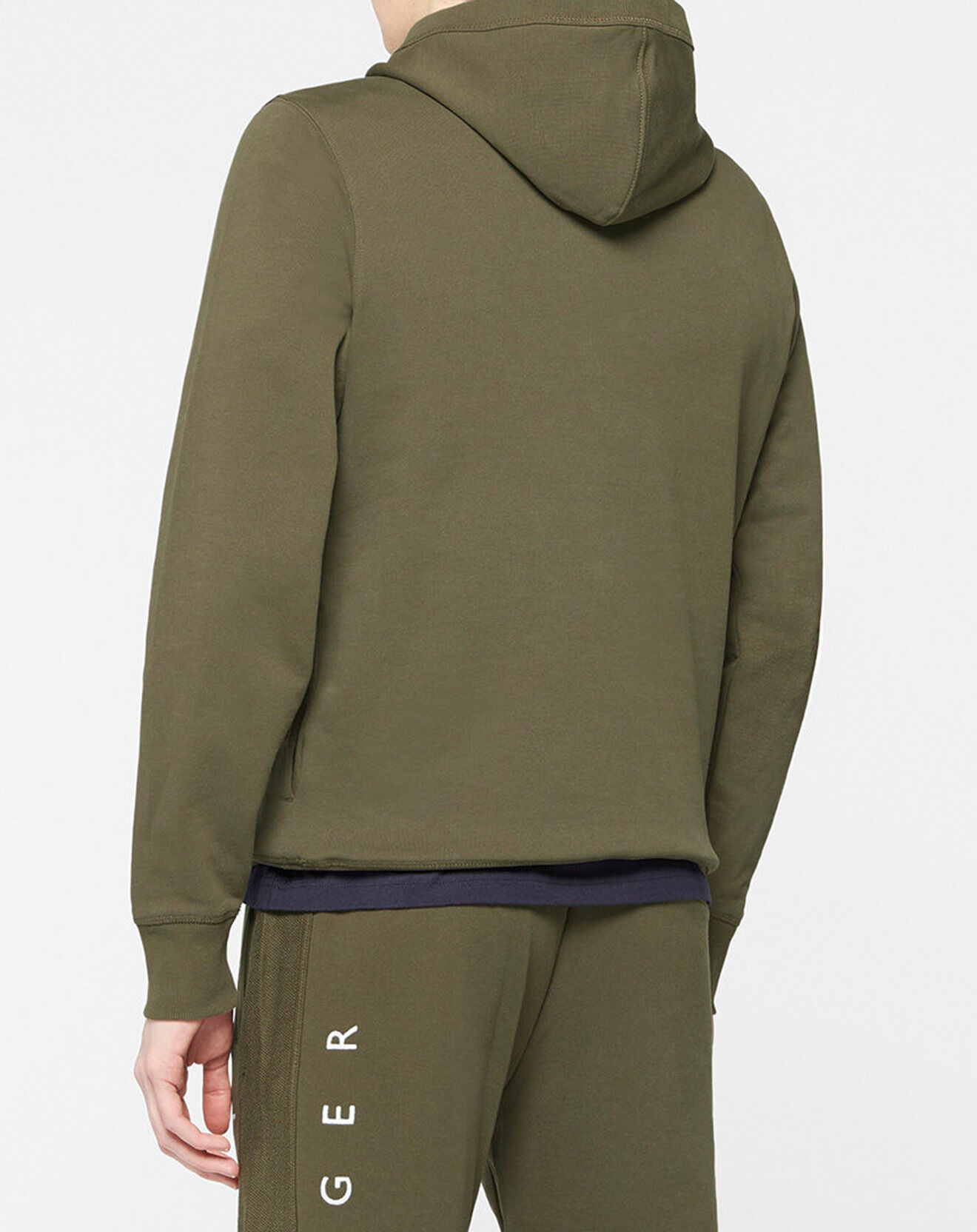 Tommy Hilfiger Sweat à capuche Large Flag kaki