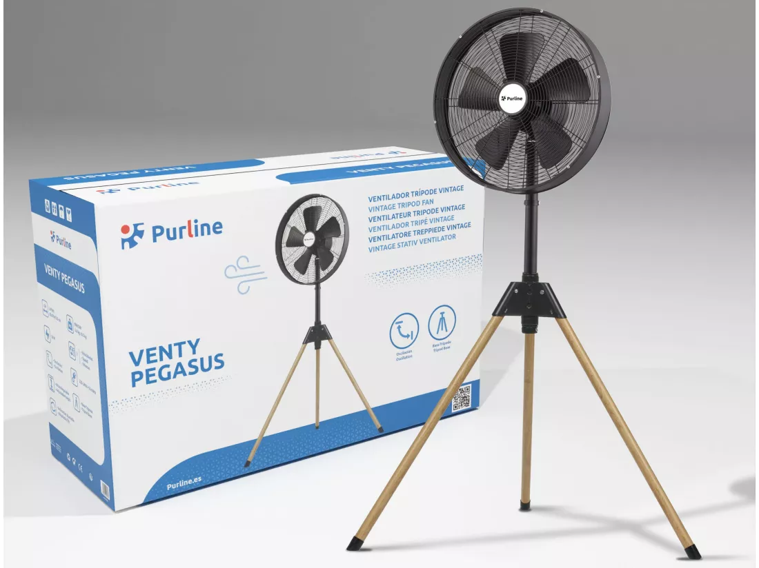 Ventilateur sur trépied vintage exclusif