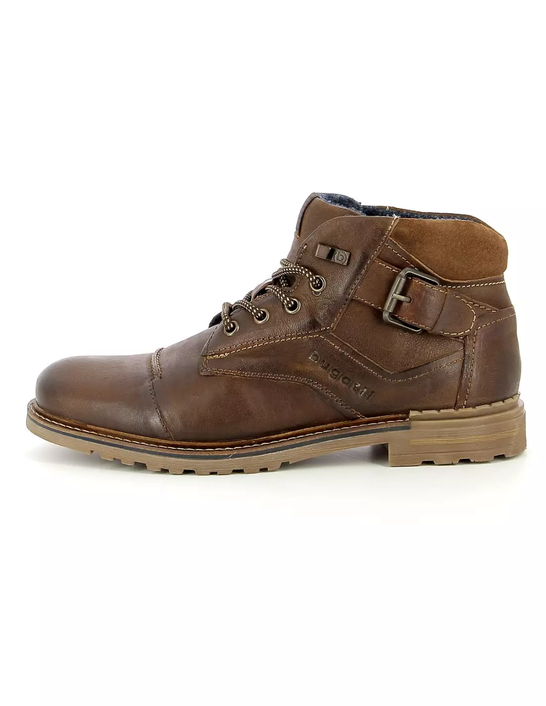 BUGATTI VITTORE - Bottines & boots Cognac