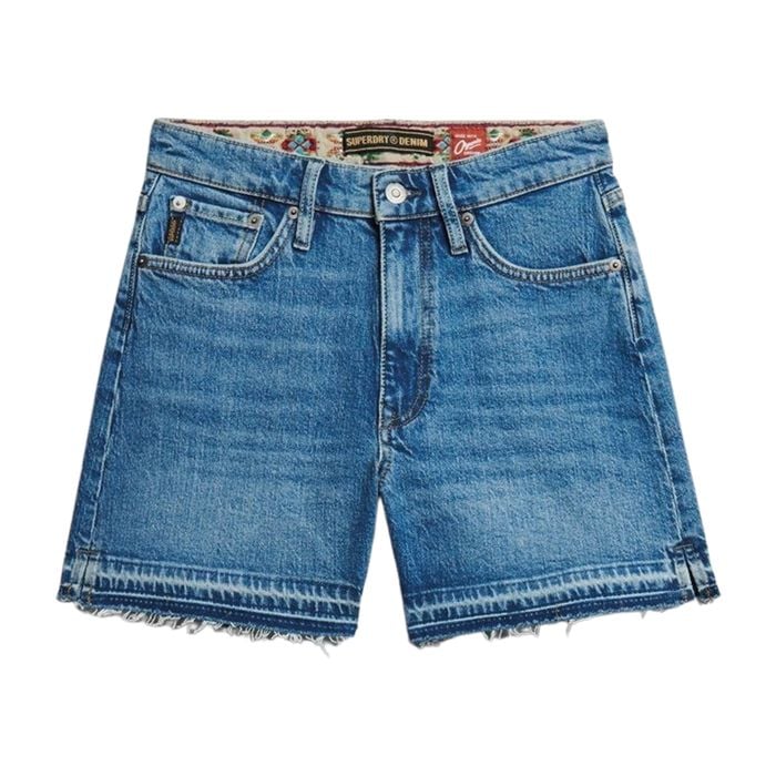 Superdry Vintage Mid Rise Cut Off Short Dames